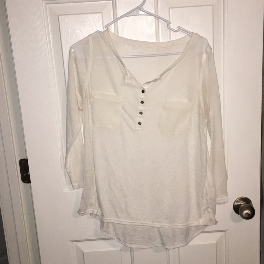 Plain white shirt